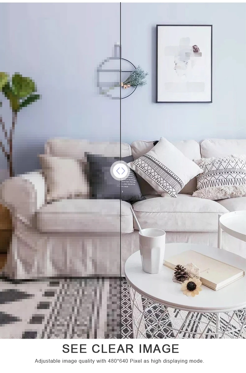 Беспроводной видео цветной детский монитор с камерой наблюдения в помещении Wifi