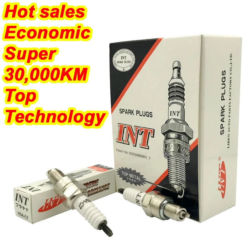 

10pcs INT Bougie Spark Plug HSA-C7 FOR CR7HIX CR7HSA CR7HS CR7HVX A7RTC A7TC A6RTC IUF22 Z7G U22FS candle CR6HSA BUJIA 70cc