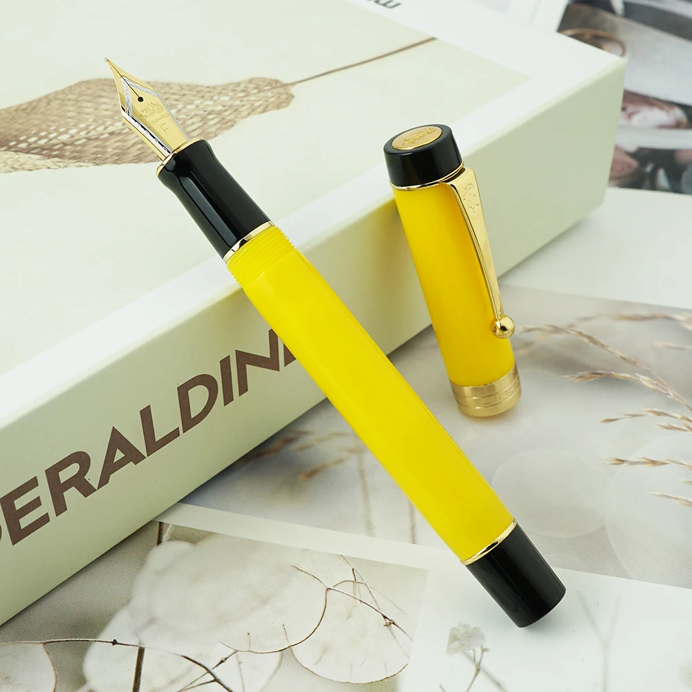 

Jinhao 100 Centennial Resin Fountain Pen Iridium EF/F/M/Bent Nib with Converter Ink Pen Business Office School Gift Pen Supplies