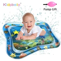 baby water play mat tummy time toys for newborns playmat pvc toddler fun activity inflatbale mat infant toys seaworld carpet