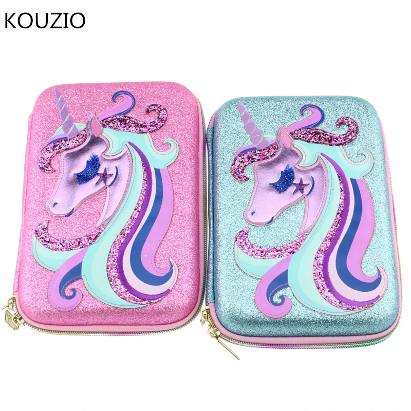 Чехол для карандаша kawaii cute unicorn estuche escolar kalemlik cartucheras para lapices escolares kalem pennpennenzak clear
