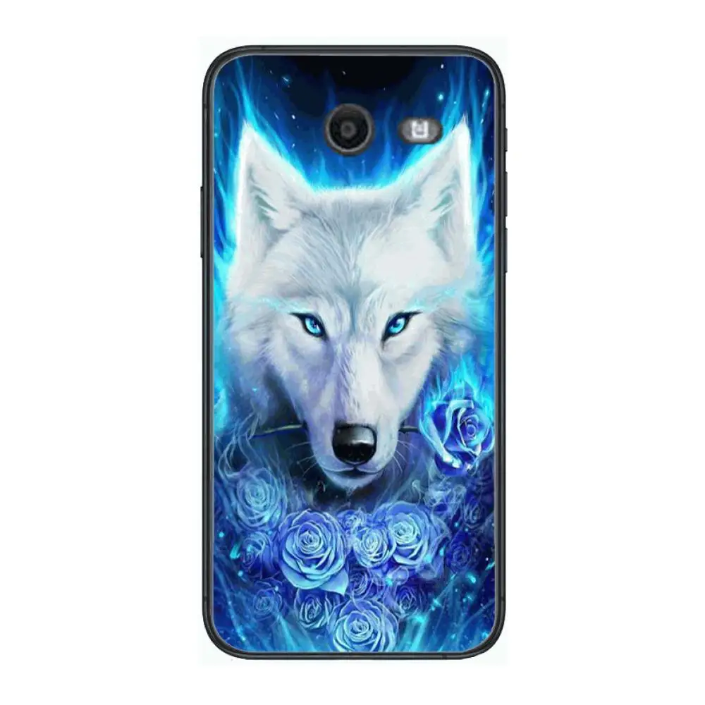 

Bravery Wolf HD Phone Case Hull For Samsung Galaxy J 4 3 5 6 7 8 EU 2018 Plus 2017 Black Shell Art Cell Cover TPU