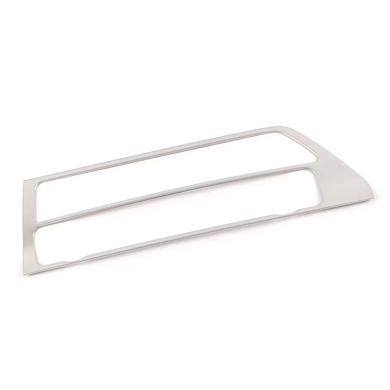 

1PCS for Toyota Highlander 2020 2021 2022 Stainless Silver Car center Air conditioner outlet AC Vent switch decor Cover Trim LHD