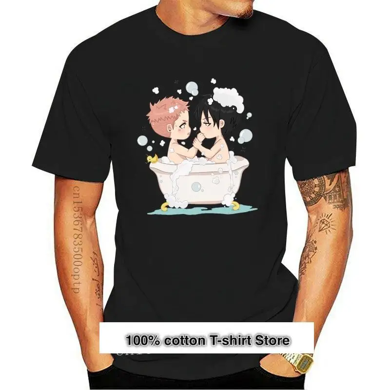 

Camiseta de Chibi bath de 19 дней, camiseta negra de Anime, He, Tian, Jian, Yi, Old Xian, S-6Xl, Harajuku, Hip Hop, nueva