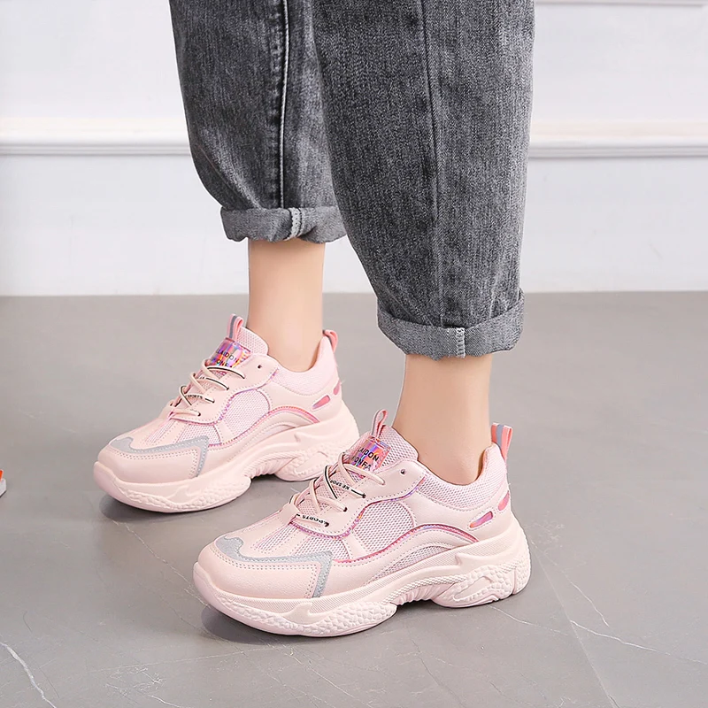 Женские кроссовки Повседневная обувь на нескользящей подошве Сезон весна осень