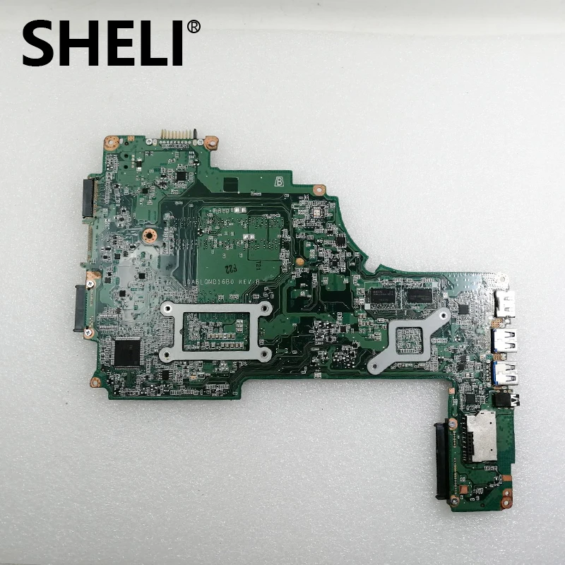 Шели материнская плата для ноутбука Toshiba Satellite C50-C C55-C Материнская DABLQMB16B0 с i3-4005U