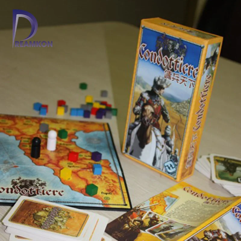 Настольная игра Condottiere 2 6 игроков для игры в семейные/вечерние/Друзья лучший