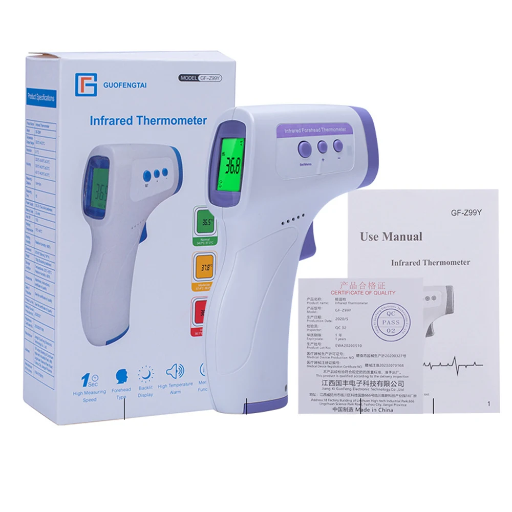 

Non-Contact Infrared Thermometer for Adults and Children with Lcd Display Digital Laser Temperature Tool Baby Temperature Mesure