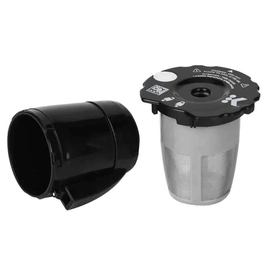 Универсальный Многоразовый многоразовый фильтр для молотого кофе подходит 2