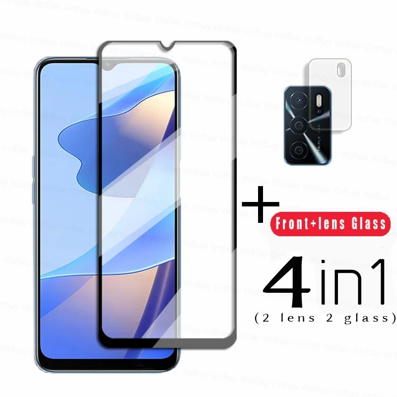 

Tempered Glass For OPPO A16 Glass For OPPO A16 A15 A94 A74 A54 Full Cover Screen Protector For OPPO A16 A15 A94 A53s Lens Film
