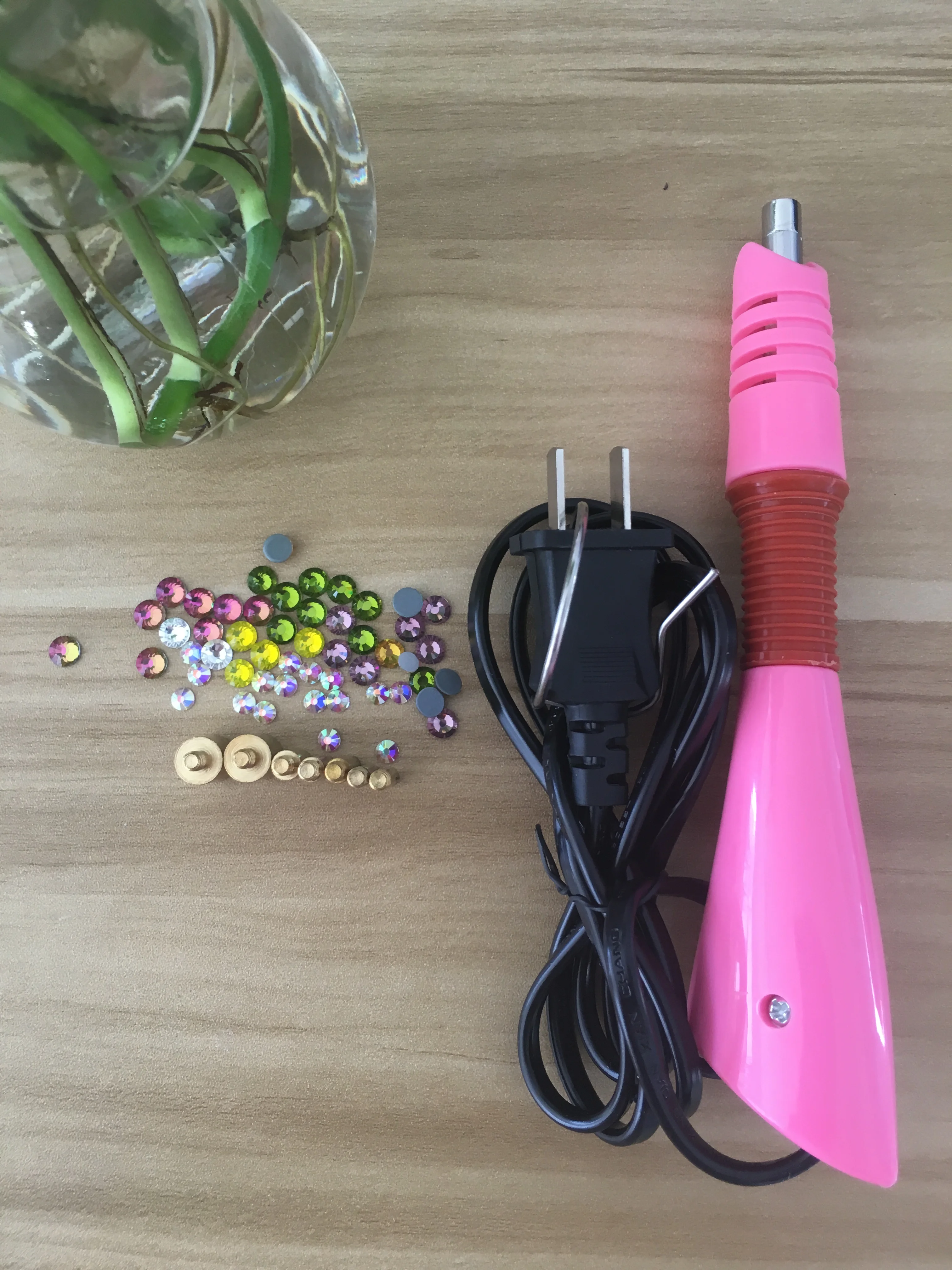 Штепсельная вилка США фиолетовый/розовый/белый 7 наконечников 5 секунд быстрого