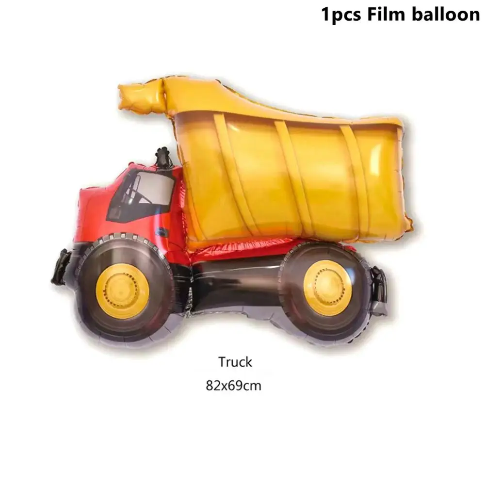 Car Foil Balloon 1 Taoup 10 шт. 12 дюймов воздушные шары для грузовиков конфетти с днем рождения детей шары для автомобиля круглые шары аксессуары воздушный шар Декор DIY - Цвет: Car Foil Balloon 1
