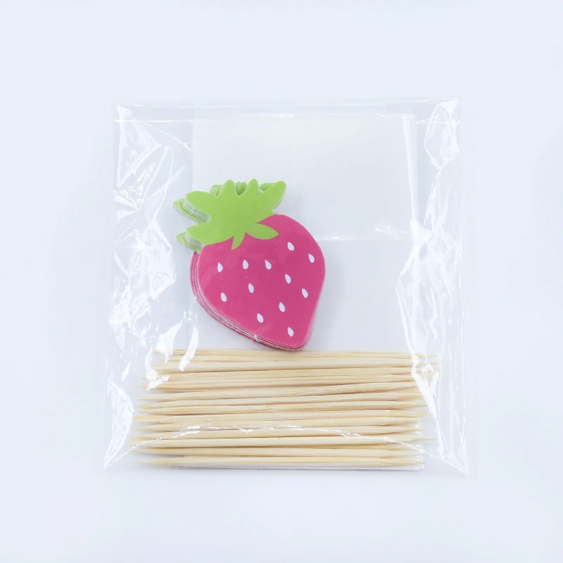 Strawberry 24 шт./компл. Единорог вечерние кекс фигурки жениха и невесты; для счастливых День рождения Baby Shower Детская вечеринка Декор детские товары для украшения торта - Цвет: Strawberry