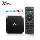 ТВ-приставка X96 mini S905W на Android 9,0, четыре ядра, 2,4 ГГц, Wi-Fi