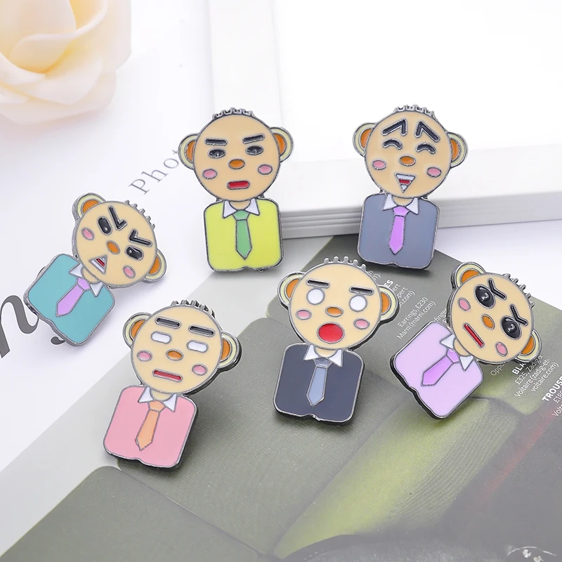 Брошь мультяшная эмалированная булавка для женщин и мужчин заколка рюкзака