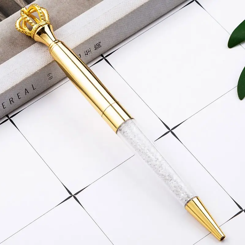 Сияющий Модный Корона шариковая ручка 0 7 мм креативные милые шариковые ручки