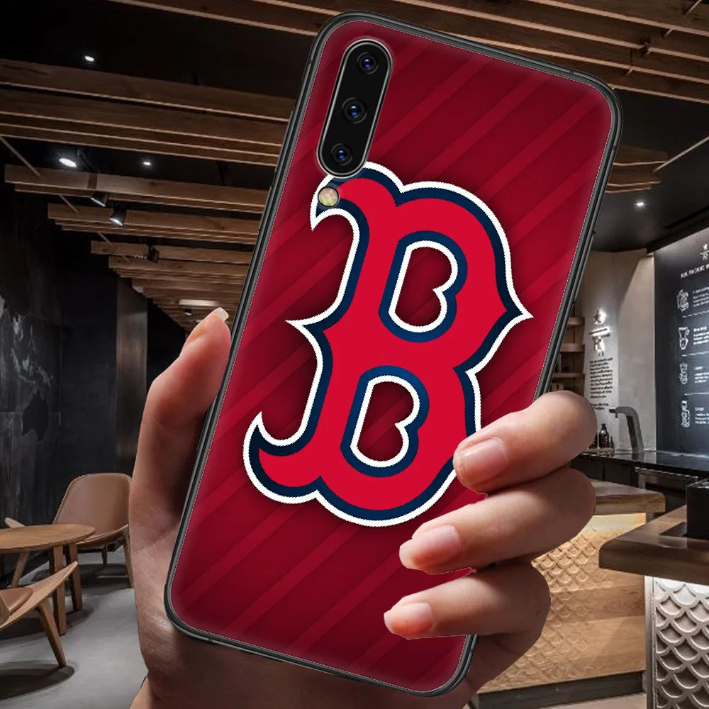 

Red Boston Sox Baseball Phone Case For Samsung Galaxy A 3 5 7 8 10 20 20E 21S 30 30S 40 50 51 70 71 black Cover Tpu Etui