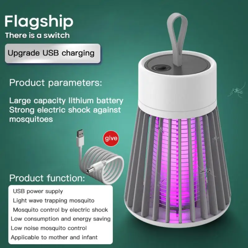 

Led Mosquito Killer Lamp UV Night Light USB Insect Killer Bug Zapper Mosquito Trap Lantern Repellent Lamp Outdoor Night Light