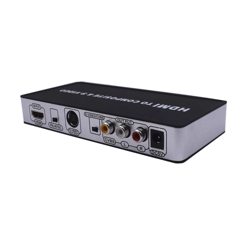 HDMI к ТВ Композитный RCA AV + s-видео конвертер включает &amp S видео кабели адаптер