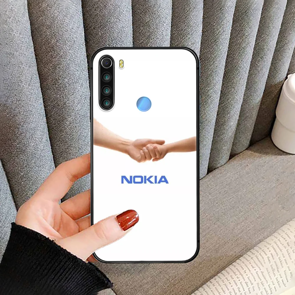 

Nokia Funny Phone Case cover For XIAOMI Redmi Note 3 4 4X 5 6 7 8 9 Pro T S max black prime painting shell fashion Etui tpu