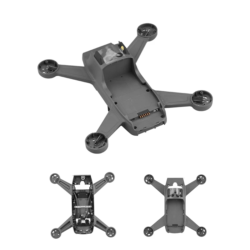 100% новый корпус Корпуса дрона DJI Spark запасные части для ремонта средней рамы