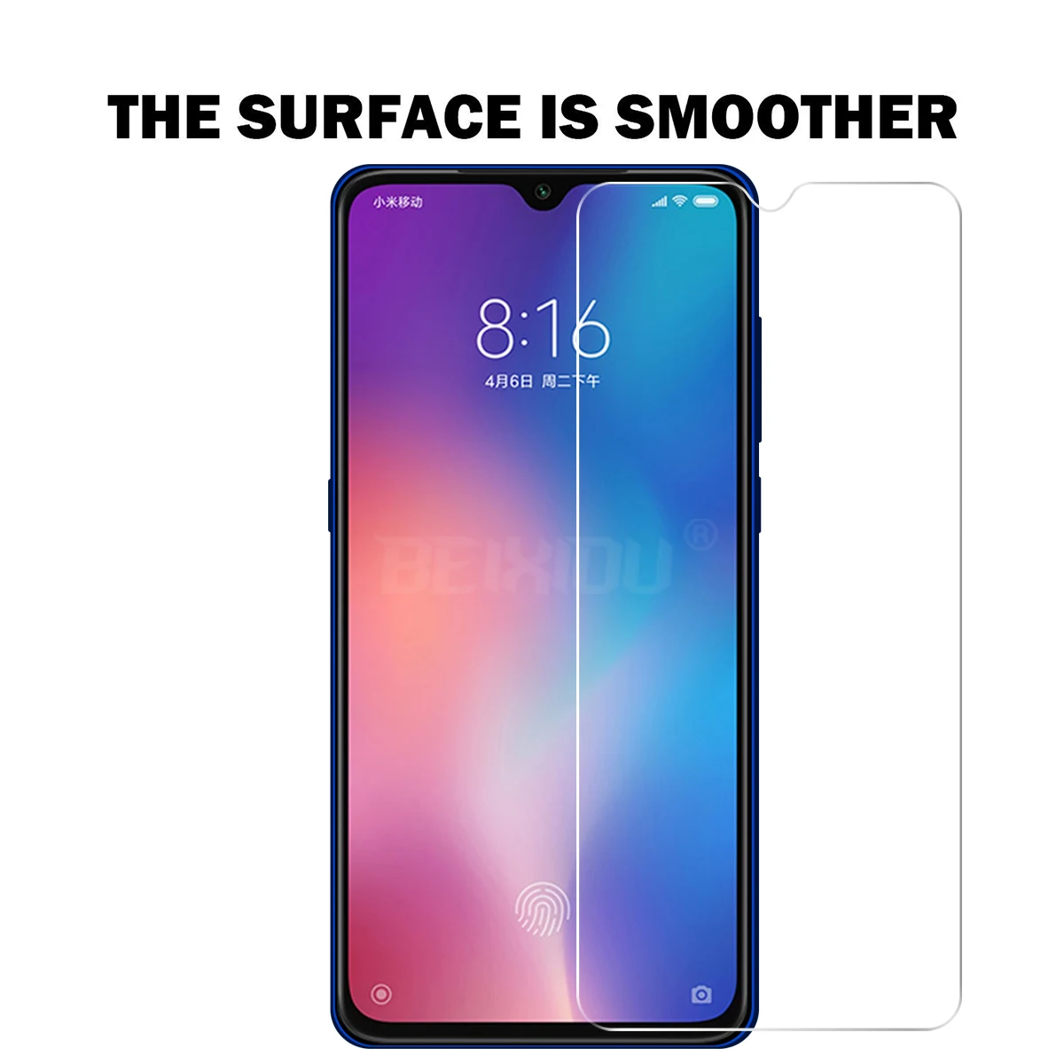 2 шт Полное закаленное стекло для Xiaomi mi 9 прозрачная защитная пленка 2.5D 9h |