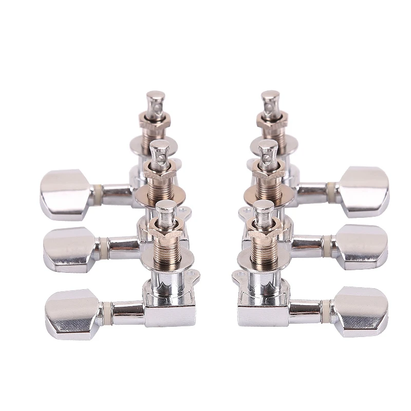 6pcs gitarre tuning keys pegs maschine köpfe diy chrome locking string passt für les paul gitarre tuning schlüssel lpsgtl elektrische
