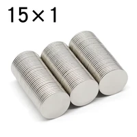102050100 pcs 15x1 round ndfeb neodymium magnet n35 super powerful small imanes permanent magnetic disc 151