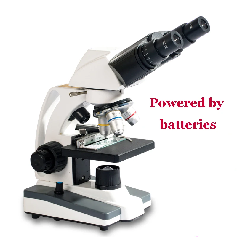 Микроскоп 40X-2000X/5000X Бинокулярные биологические составные микроскопы WF 10X/25X