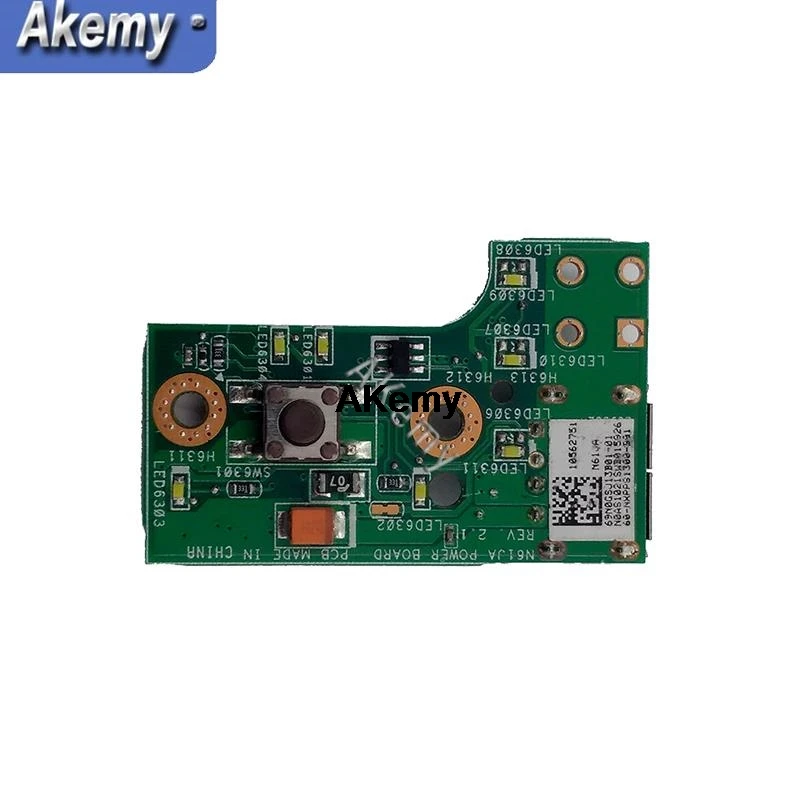 Для For Asus N61J N61JA N61JQ N61JV N61V N61VG N61VN кнопка включения IO USB плата|Компьютерные кабели и