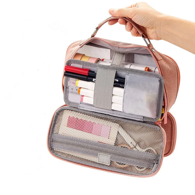 1 шт. Высокое качество большая ручка сумка для карандашей пакет