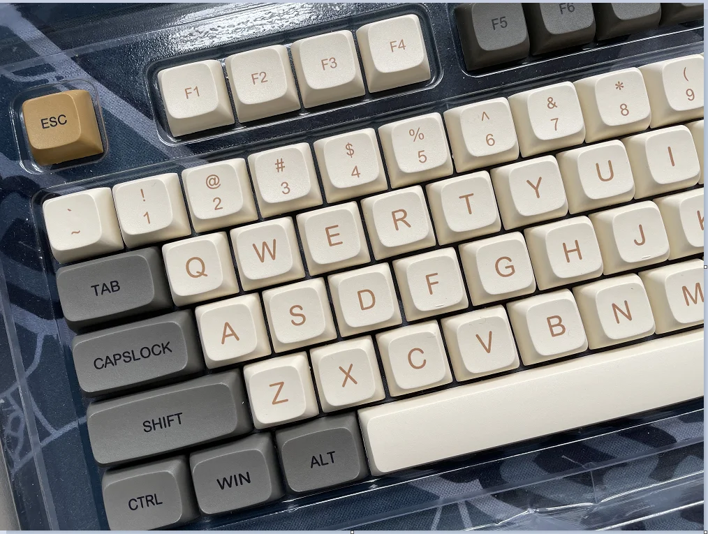 125 колпачков для клавиш XDA с высокой термосублимацией материал PBT механические