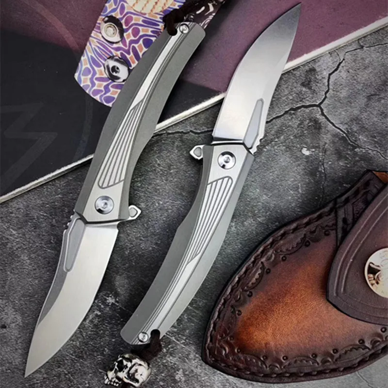 M390 стальное лезвие TC4 ручка из титанового сплава тактический EDC охотничий нож для