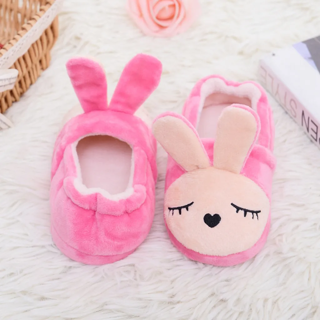 Теплая обувь для маленьких детей мягкие тапочки на подошве с рисунком мальчиков