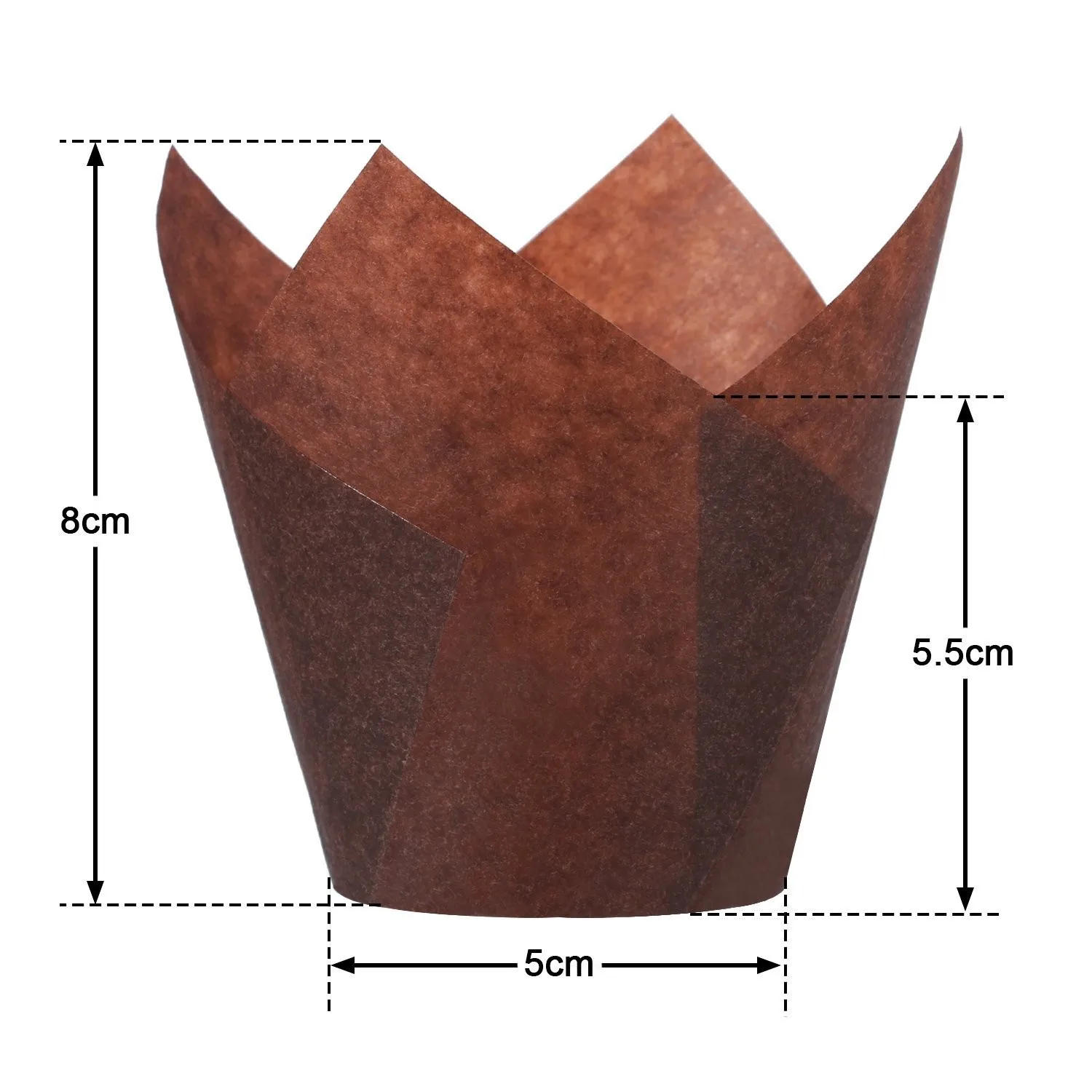 

50Pcs/set Tulip Cupcake Cake Cups Paper Tulip Cupcake Liners Party Tray DIY Cake Tools Quick Release Muffin Cups For Baking