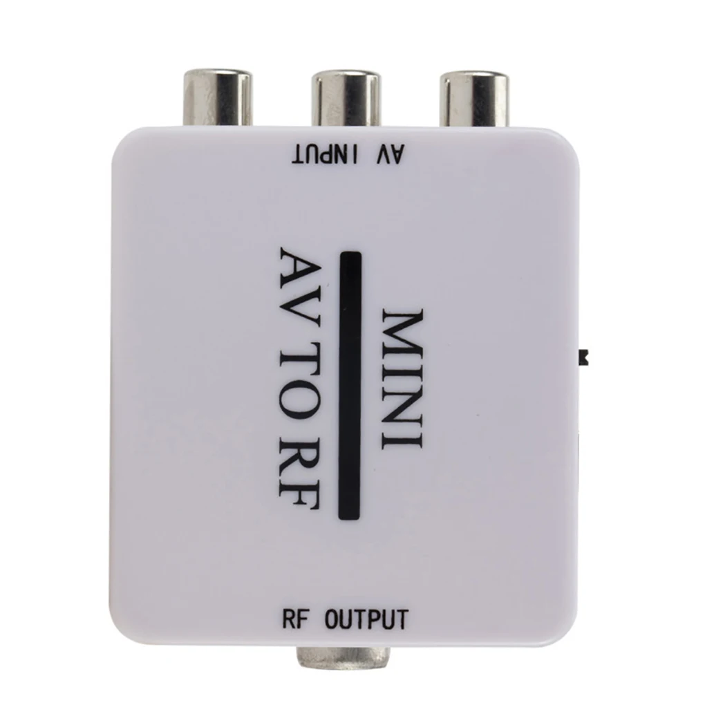 Мини HD видео конвертер RCA AV CVSB в RF адаптер Поддержка 67 25 МГц 61 для ТВ VHS VCR DVD