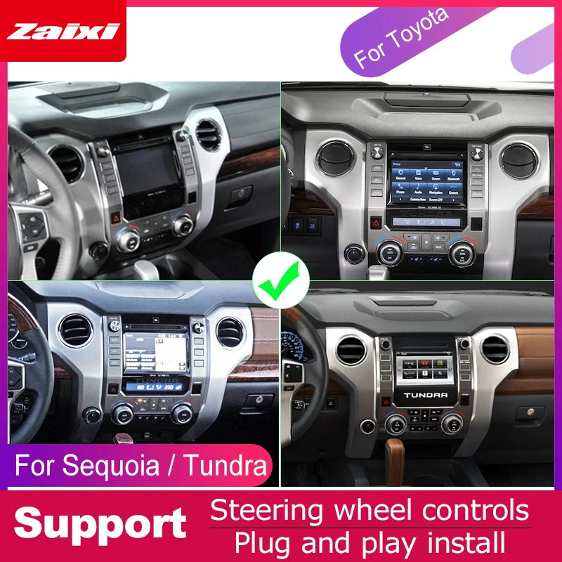 Android автомобильный dvd gps мультимедийный плеер для Toyota Sequoia Tundra 2014 2015 2016 навигация