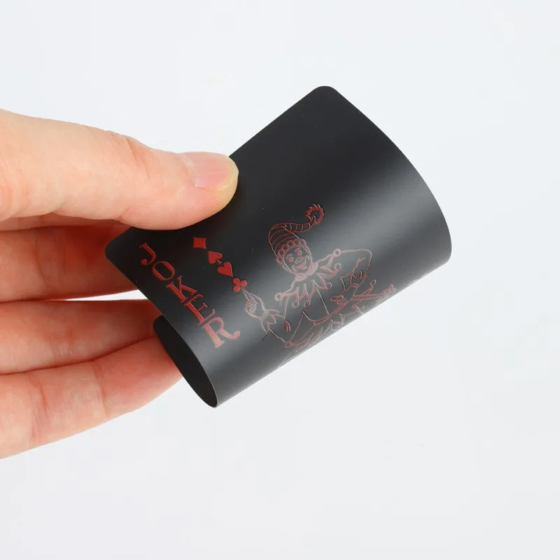 Новые креативные пластиковые игральные карты из ПВХ водонепроницаемые