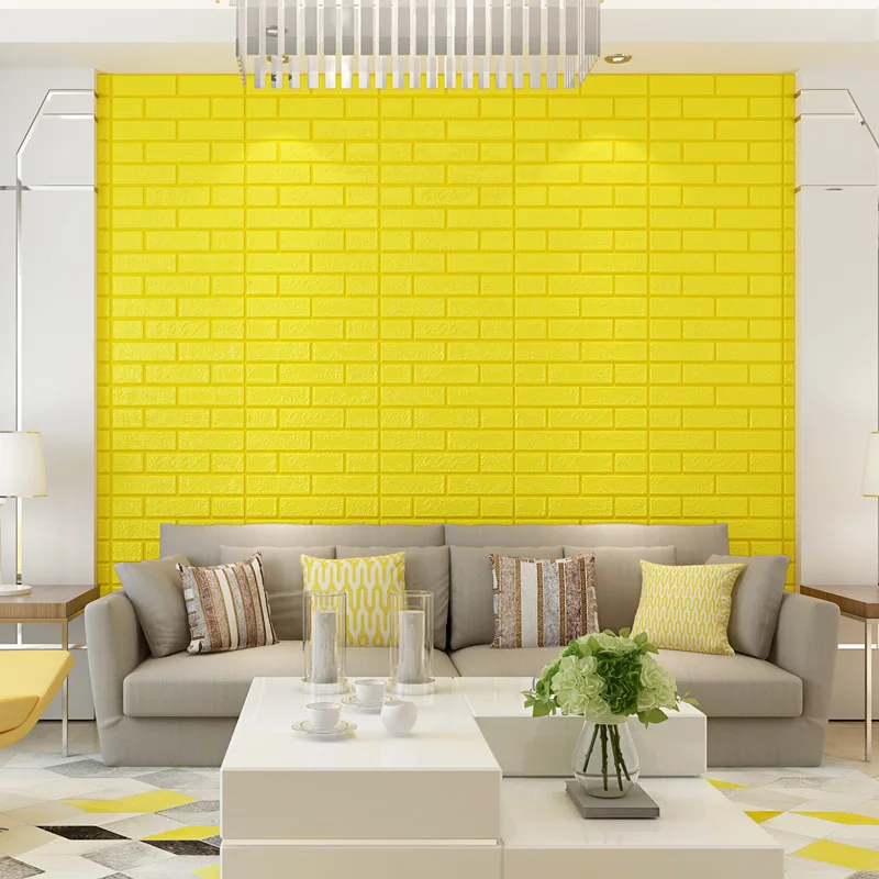 Уплотненные DIY 3D кирпичные наклейки для дома украшения стен гостиной спальни