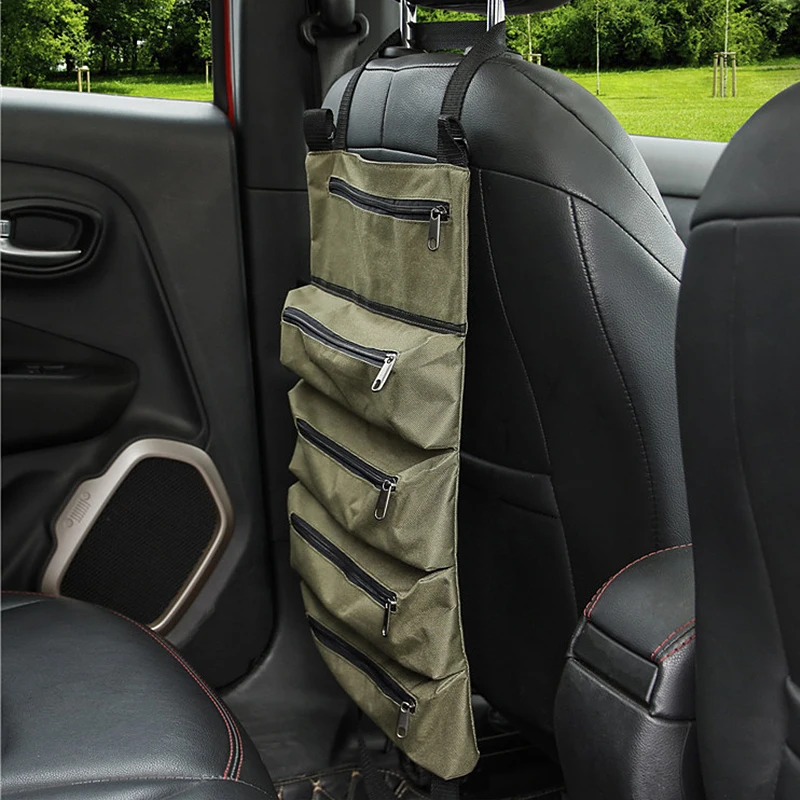 

Oxford Cloth Tool Car Storage Hanging Bag Multi-function Roll Bag Car Organizer Holder Portable Electrician Floding Bag