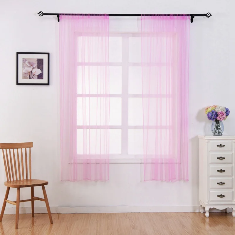 Современные шторы на окна драпировка занавески для кухни спальни из тонкой ткани