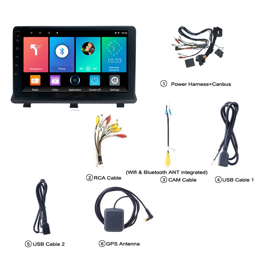 

For Opel Antara 2006 - 2017 2 Din Car Radio Android Car Multimedia Player GPS Navigation WIFI Bluetooth FM