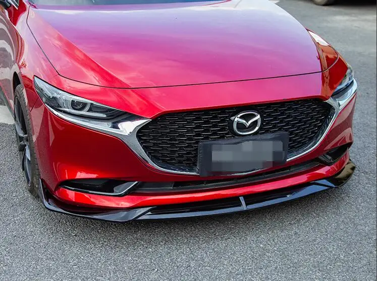 Для Mazda 3 Axela Body kit спойлер 2020-2021 ABS задний передний бампер диффузор защитные