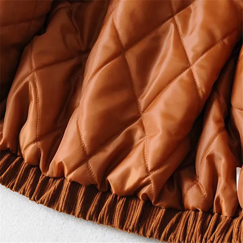 

2020 Fashion autumn winter women parka Thick plus size hooded female warm padded coat Zipper pockets outwear ladies overcoats