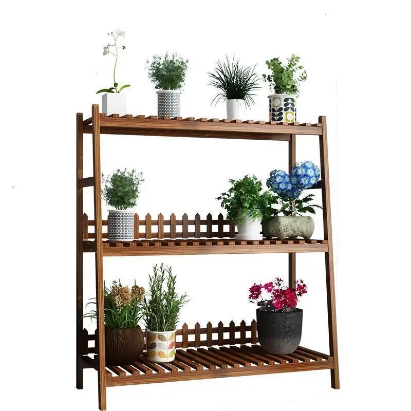 

Urbano Madera Wood Indoor Plantenstandaard Plantenrekken Estanteria Escalera Dekoration Rack Outdoor Flower Stand Plant Shelf