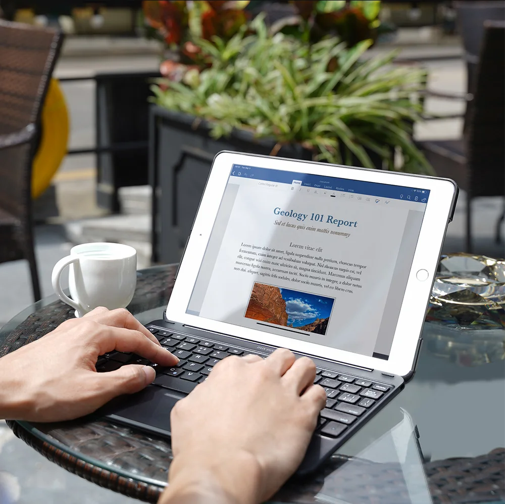 Оригинальный чехол DUX DUCIS с беспроводной клавиатурой и Bluetooth для iPad Pro 9 7 умный