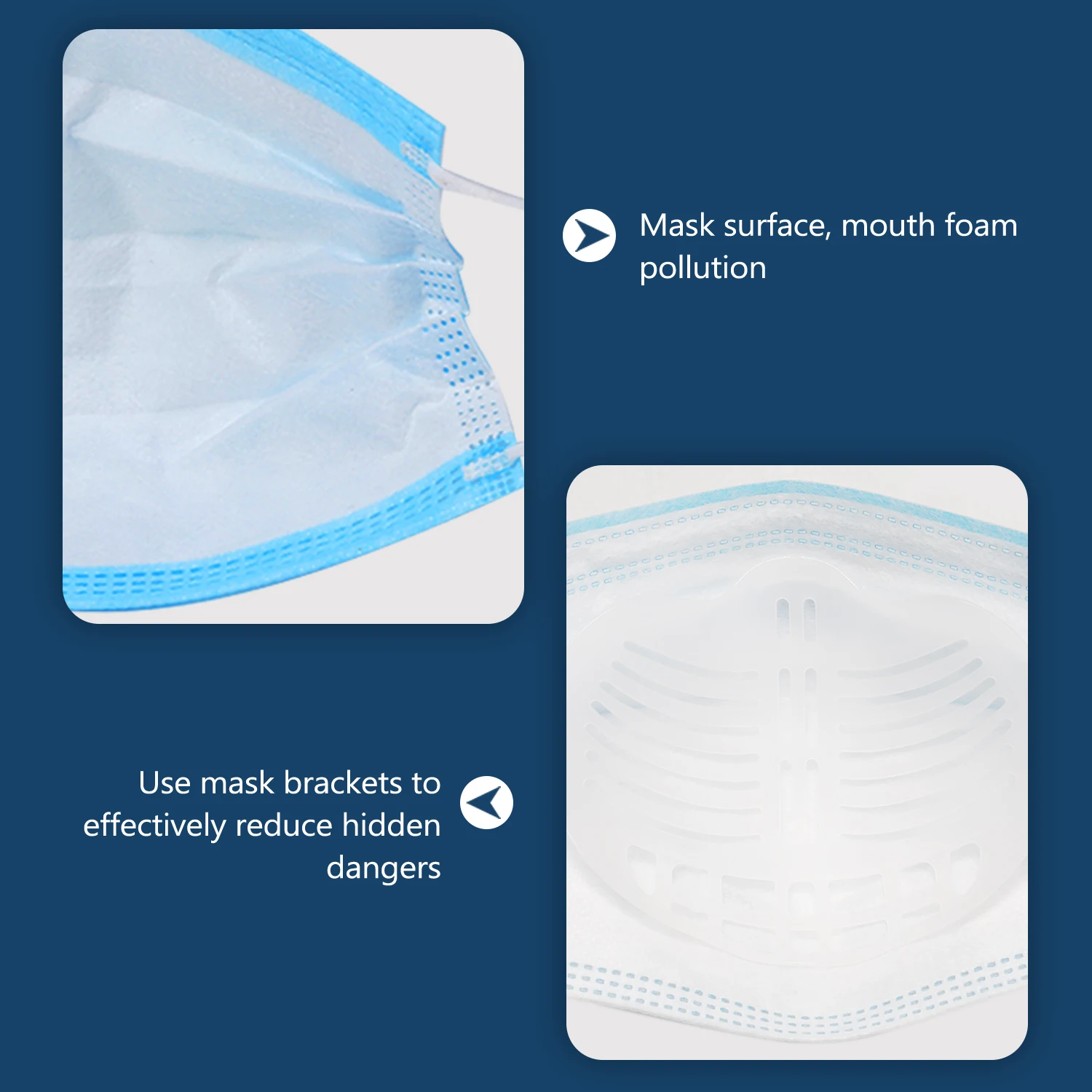 Держатель для маски водонепроницаемый дышащий портативный многоразовый