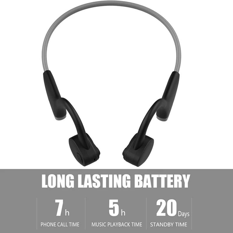 Беспроводные наушники с костной проводимостью Bluetooth 5 0 свободные уши легкие