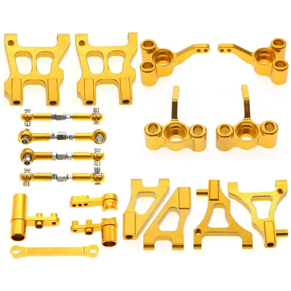 

8pcs/set HSP 94122 Metal Upgrade Kit Full Car Metal Parts Metal Upgrade Kit Upgrade Kit Assembly Modified Accessories