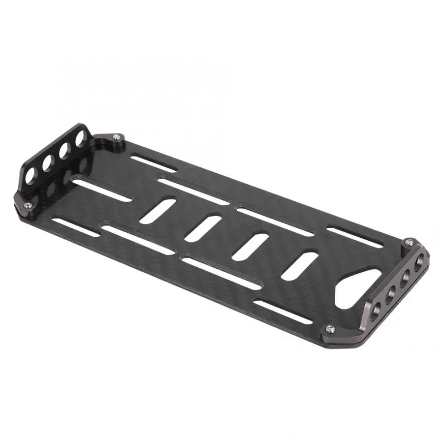 Монтажная пластина из углеродного волокна с тестером электричества для Axial SCX10 1/10